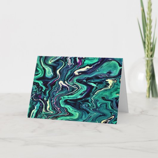 Abstracte kleurenstudie 297, kaart (Voorkant)