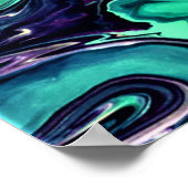 Abstracte kleurenstudie 297, poster (Hoek)