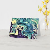 Abstracte kleurenstudie 298, kaart (Gele Bloem)