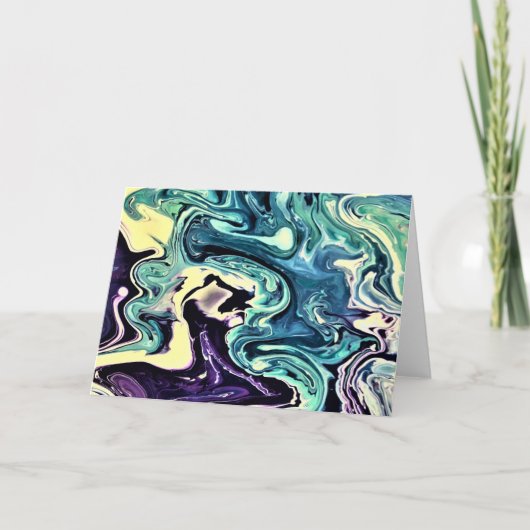 Abstracte kleurenstudie 298, kaart (Voorkant)