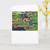 Abstracte kleurenstudie 299, kaart (Gele Bloem)