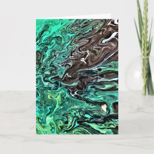 Abstracte kleurenstudie 300, kaart (Voorkant)