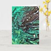 Abstracte kleurenstudie 300, kaart (Gele Bloem)