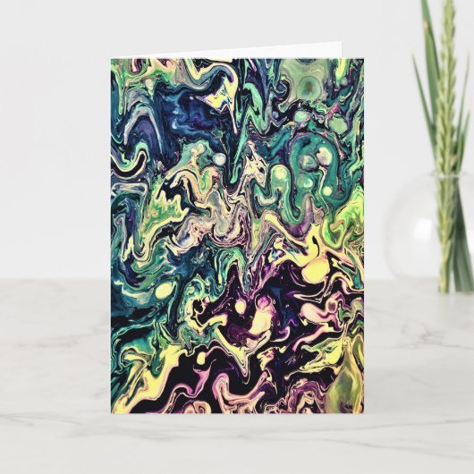 Abstracte kleurenstudie 301, kaart (Voorkant)