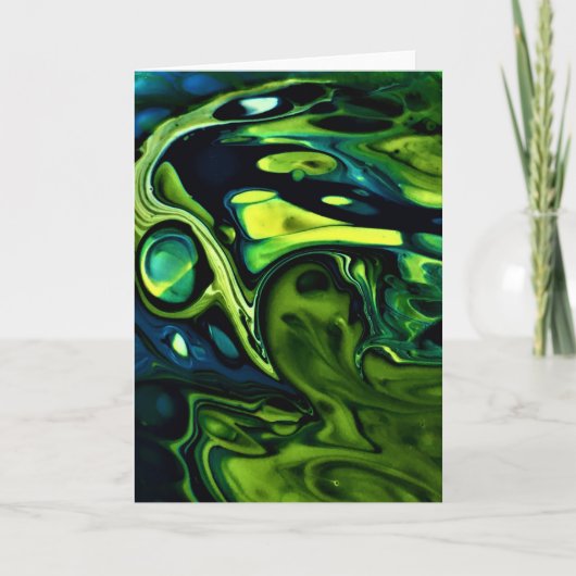 Abstracte kleurenstudie 302, kaart (Voorkant)
