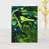 Abstracte kleurenstudie 302, kaart (Gele Bloem)