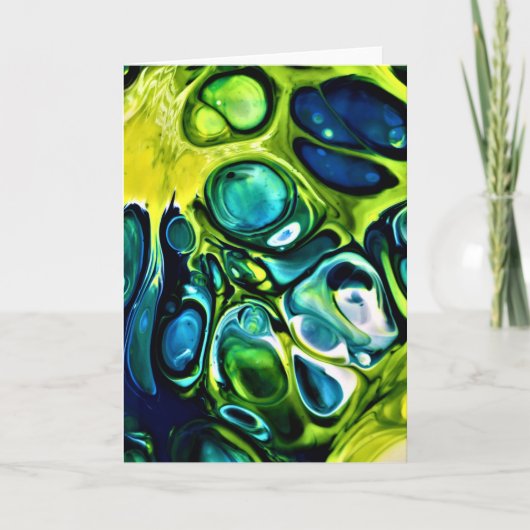 Abstracte kleurenstudie 303, kaart (Voorkant)