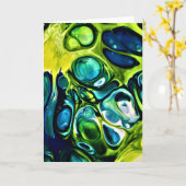 Abstracte kleurenstudie 303, kaart (Gele Bloem)