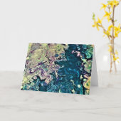 Abstracte kleurenstudie 303, kaart (Gele Bloem)