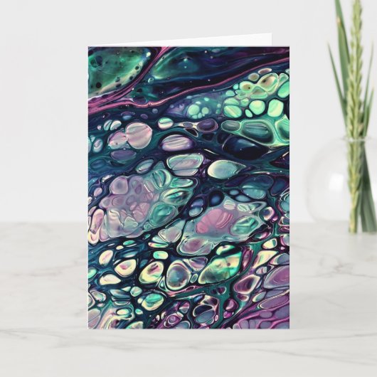 Abstracte kleurenstudie 304, kaart (Voorkant)