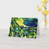 Abstracte kleurenstudie 304, kaart (Gele Bloem)