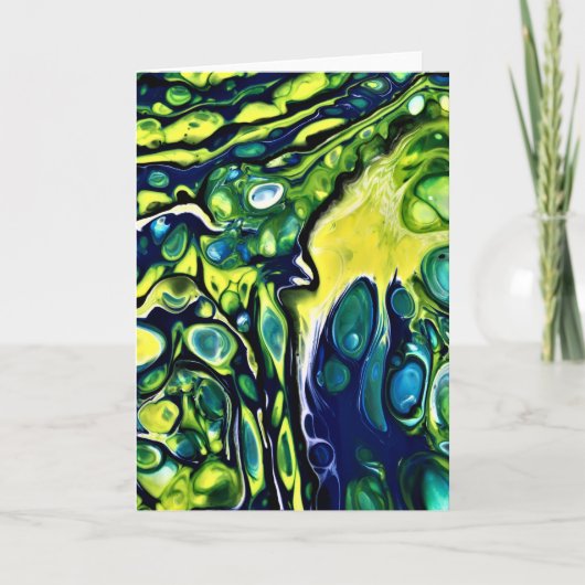 Abstracte kleurenstudie 304, kaart (Voorkant)