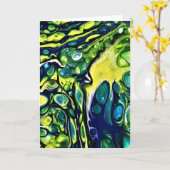 Abstracte kleurenstudie 304, kaart (Gele Bloem)