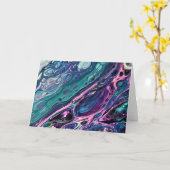 Abstracte kleurenstudie 305, kaart (Gele Bloem)