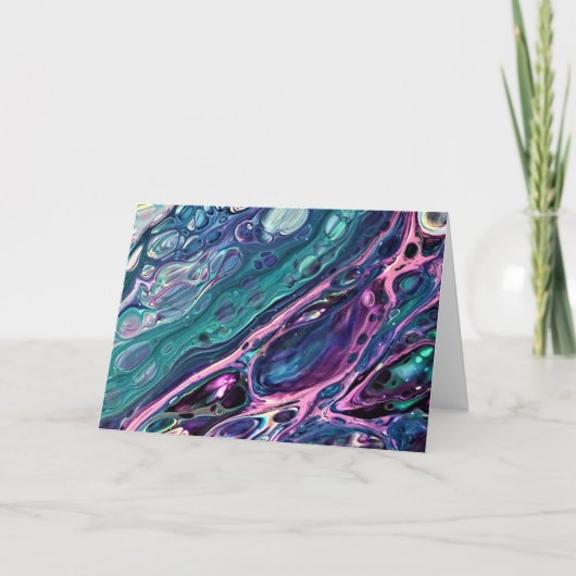 Abstracte kleurenstudie 305, kaart (Voorkant)