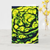 Abstracte kleurenstudie 305, kaart (Gele Bloem)