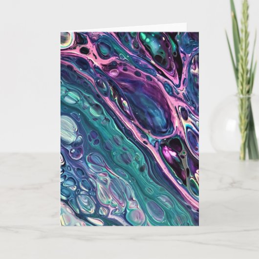 Abstracte kleurenstudie 305, kaart (Voorkant)