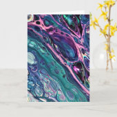 Abstracte kleurenstudie 305, kaart (Gele Bloem)