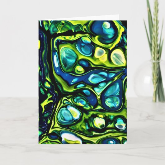 Abstracte kleurenstudie 306, kaart (Voorkant)
