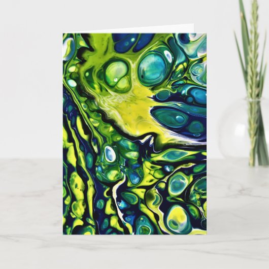Abstracte kleurenstudie 307, kaart (Voorkant)
