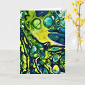 Abstracte kleurenstudie 307, kaart (Gele Bloem)