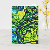 Abstracte kleurenstudie 308, kaart (Gele Bloem)