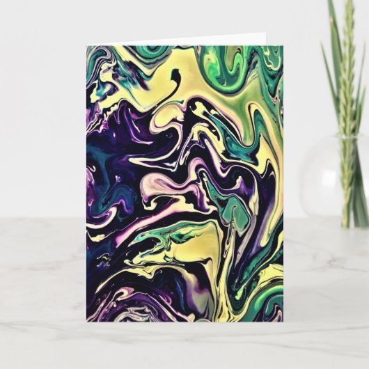 Abstracte kleurenstudie 308, kaart (Voorkant)