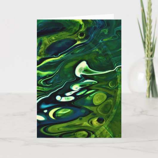 Abstracte kleurenstudie 309, kaart (Voorkant)