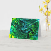 Abstracte kleurenstudie 310, kaart (Gele Bloem)