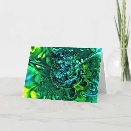 Abstracte kleurenstudie 310, kaart (Voorkant)