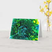 Abstracte kleurenstudie 310, kaart (Gele Bloem)