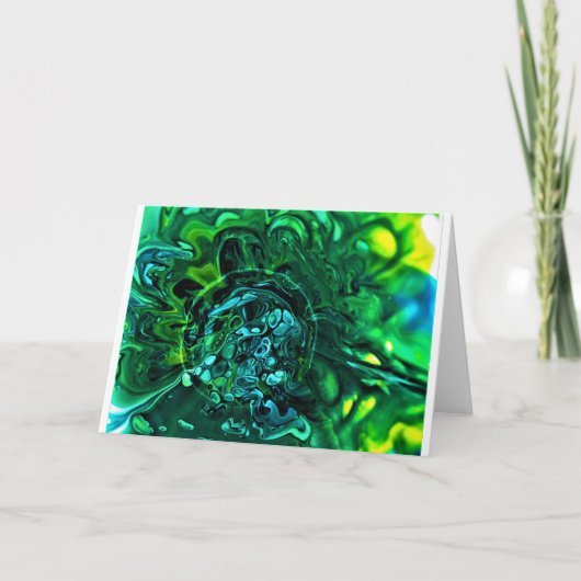 Abstracte kleurenstudie 310, kaart (Voorkant)