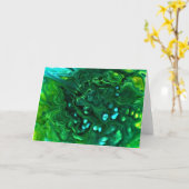 Abstracte kleurenstudie 312, kaart (Gele Bloem)