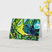 Abstracte kleurenstudie 313, kaart (Gele Bloem)