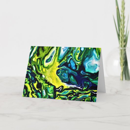 Abstracte kleurenstudie 313, kaart (Voorkant)