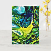 Abstracte kleurenstudie 313, kaart (Gele Bloem)