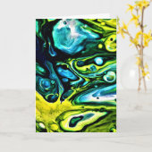 Abstracte kleurenstudie 314, kaart (Gele Bloem)