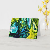 Abstracte kleurenstudie 314, kaart (Gele Bloem)