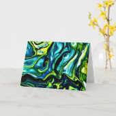 Abstracte kleurenstudie 315, kaart (Gele Bloem)