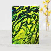 Abstracte kleurenstudie 316, kaart (Gele Bloem)
