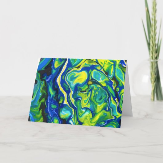 Abstracte kleurenstudie 317, kaart (Voorkant)