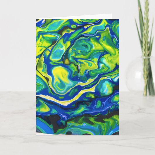 Abstracte kleurenstudie 317, kaart (Voorkant)