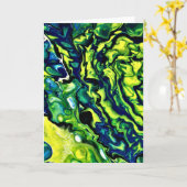 Abstracte kleurenstudie 318, kaart (Gele Bloem)
