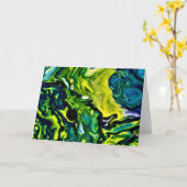 Abstracte kleurenstudie 319, kaart (Gele Bloem)