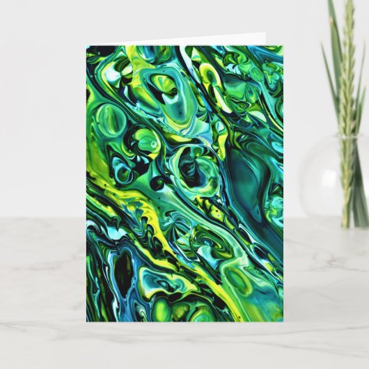 Abstracte kleurenstudie 320, kaart (Voorkant)