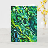 Abstracte kleurenstudie 320, kaart (Gele Bloem)