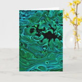 Abstracte kleurenstudie 321, kaart (Gele Bloem)