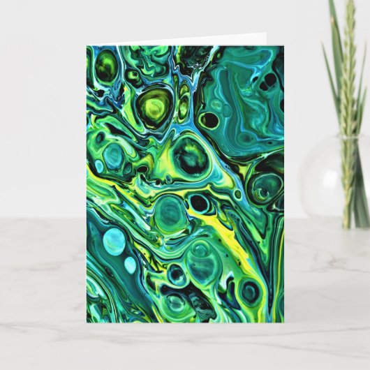 Abstracte kleurenstudie 323, kaart (Voorkant)