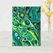 Abstracte kleurenstudie 323, kaart (Gele Bloem)