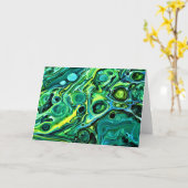 Abstracte kleurenstudie 323, kaart (Gele Bloem)